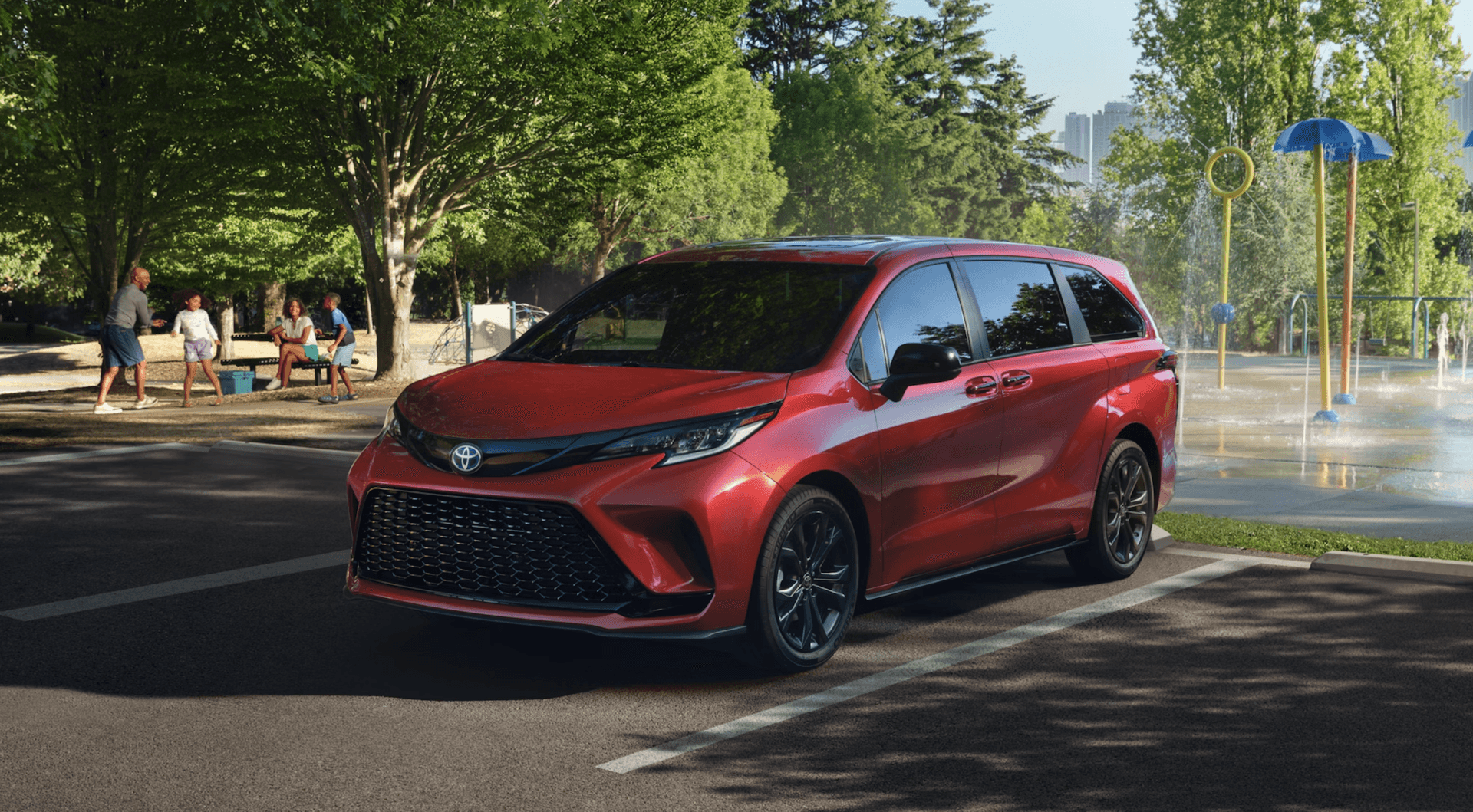 Red 2025 Toyota Sienna for sale near The Woodlands, TX