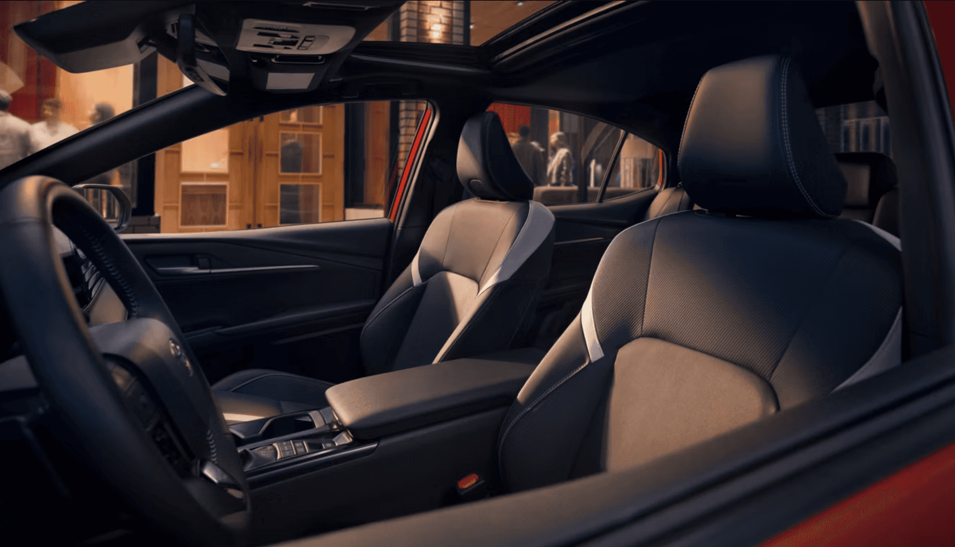 Front interior of new 2026 Toyota Camry near Conroe
