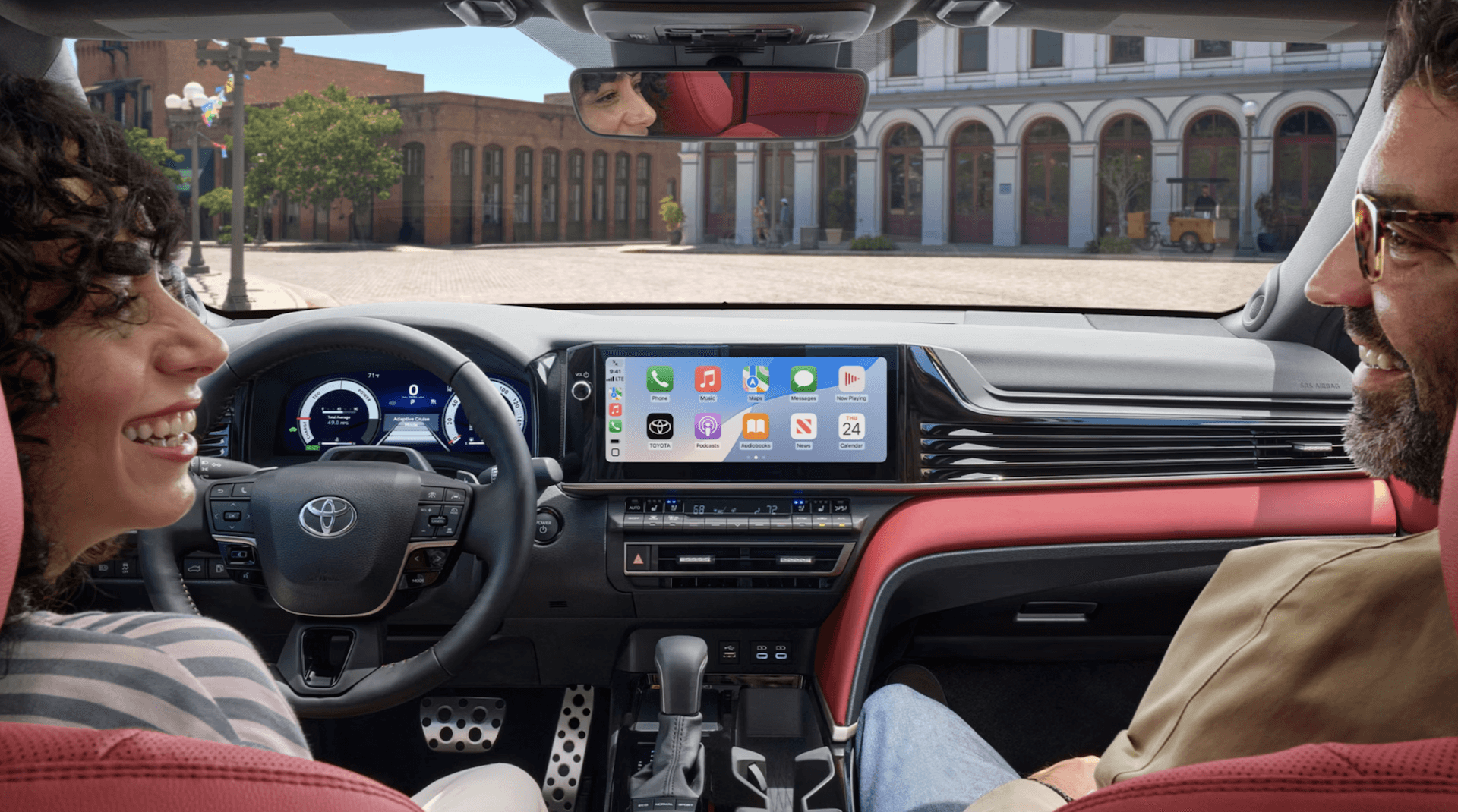 Interior of new 2026 Toyota Camry near Spring