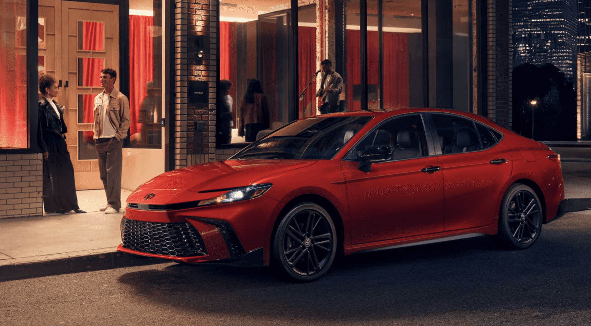 2026 Toyota Camry interior with advanced display showcasing in-vehicle technology