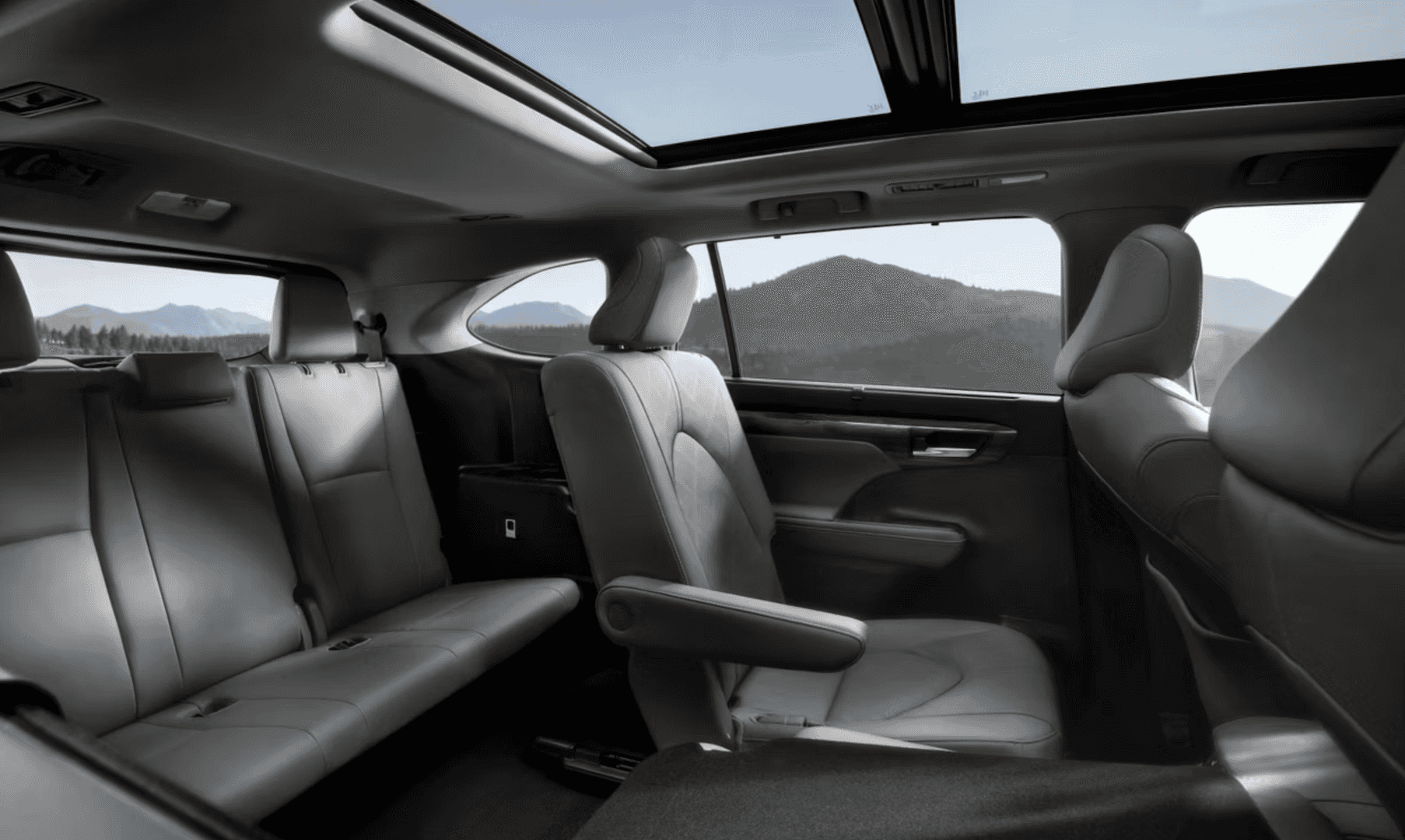 Interior of 2026 Toyota Highlander For Sale near The Woodlands