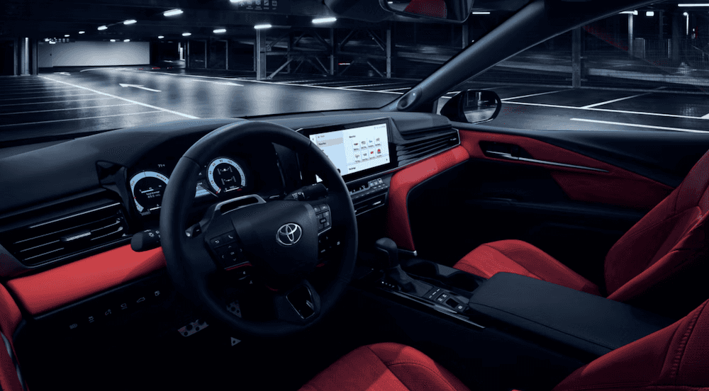 Dashboard of new 2026 Toyota Camry for sale near The Woodlands