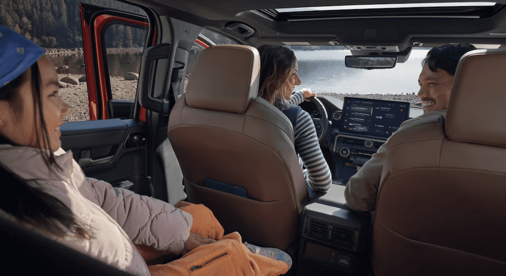 Rear interior of 2026 Toyota 4Runner for sale near The Woodlands, TX