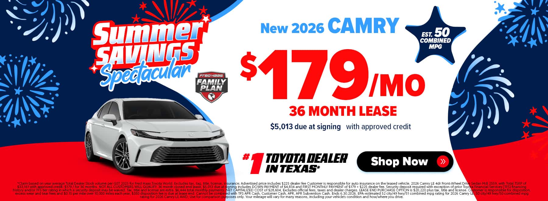 New Camry Deals Near Me in Spring, TX