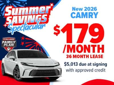 New 2026 Camrys