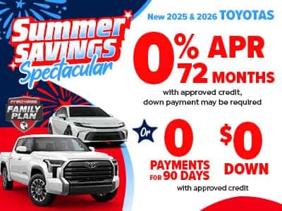 New 2025 & 2026 Toyotas