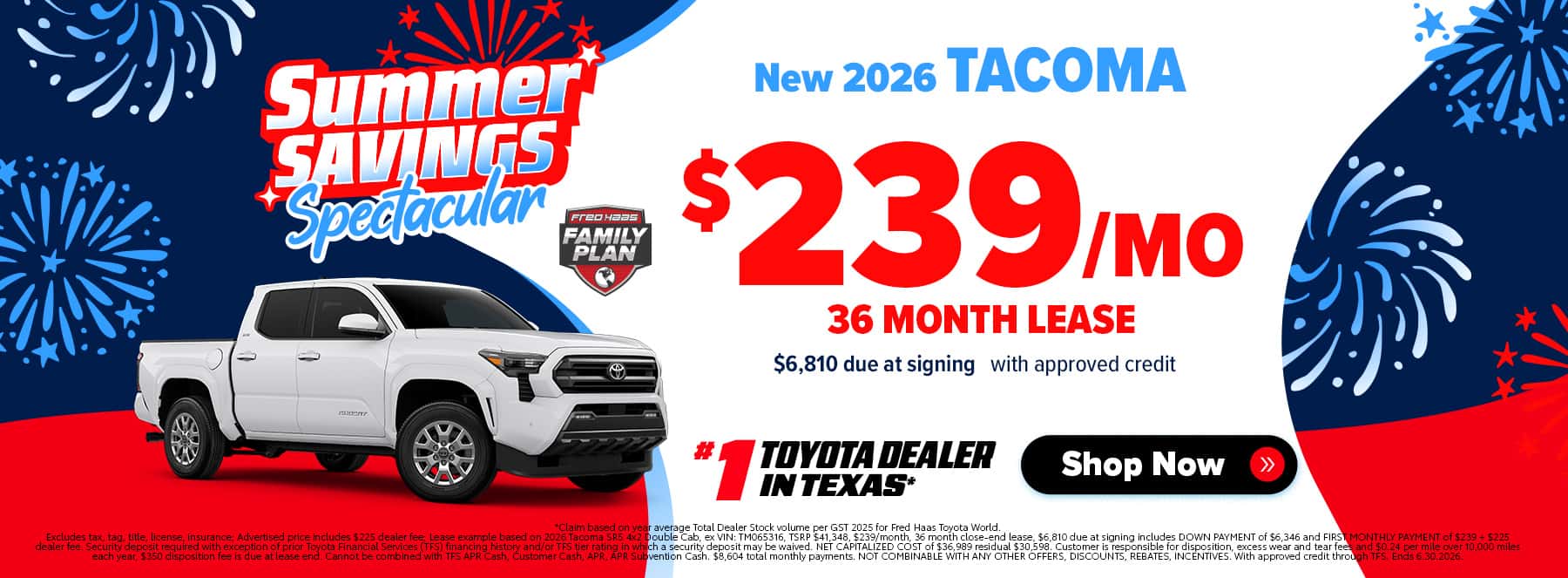 New Tacoma Deals Near Me in Spring, TX
