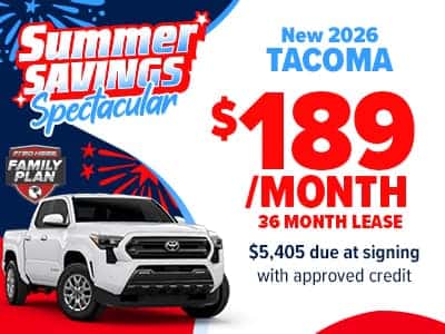 New 2026 Tacomas