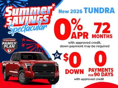 New 2026 Tundras