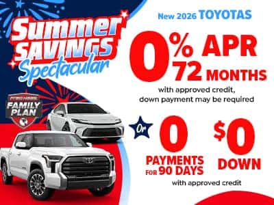 New 2026 Toyotas