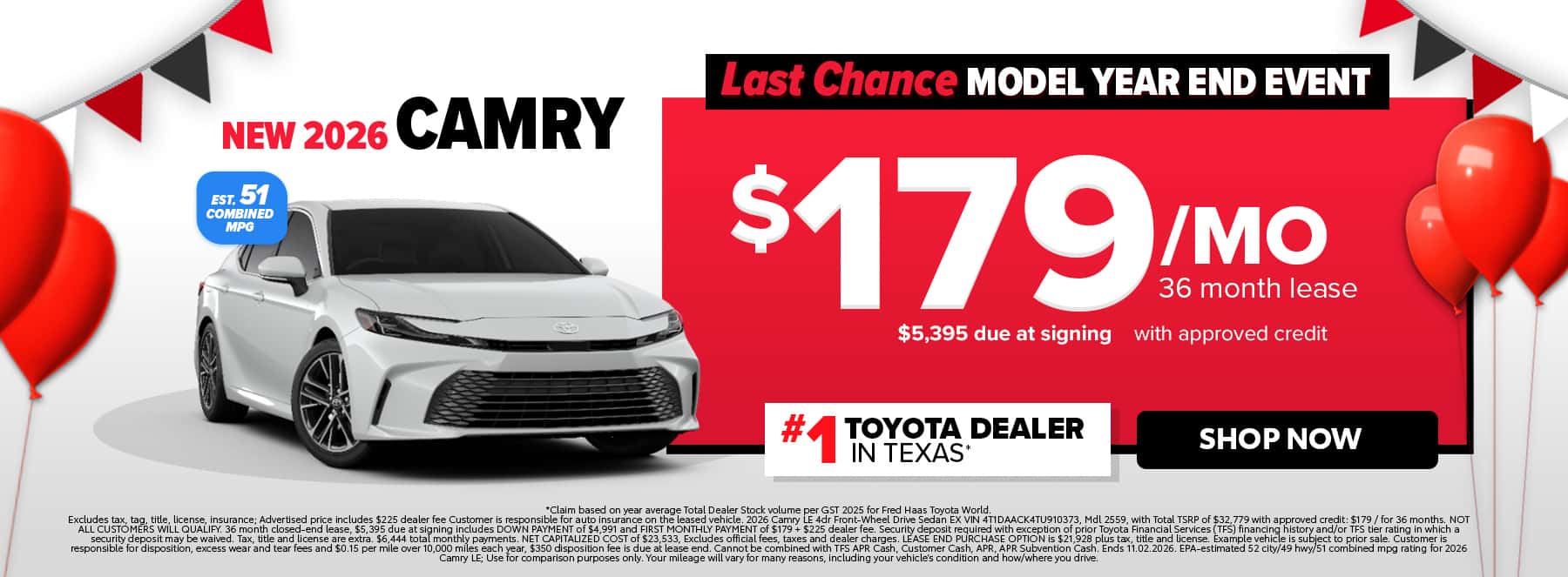 New Camry Deals Near Me in Spring, TX
