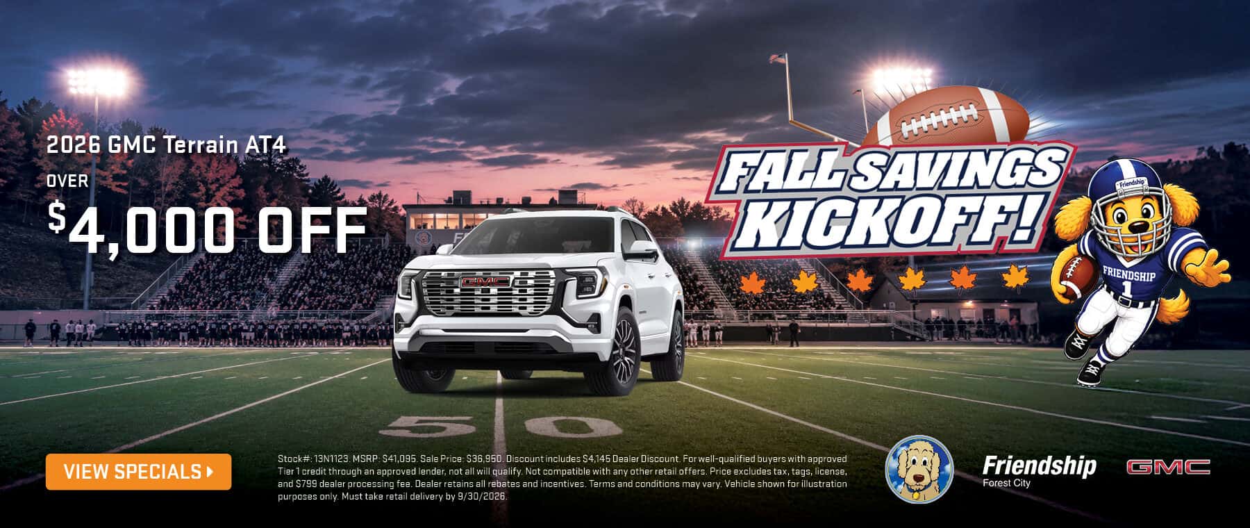 Over $4,000 off 2026 GMC Terrain!