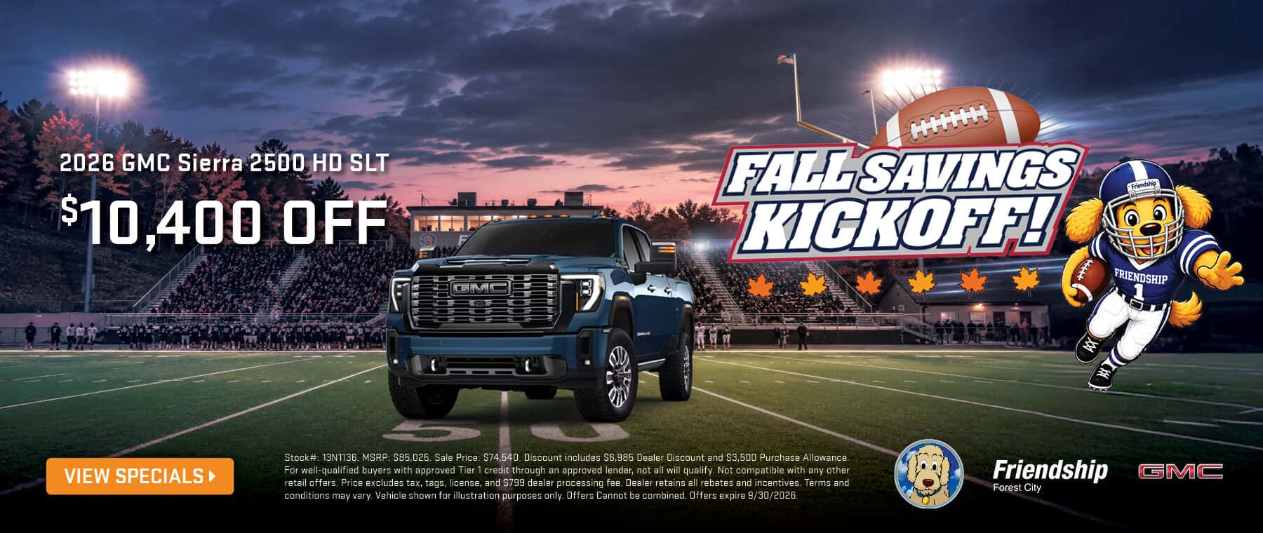 $10,400 off 2026 GMC Sierra 2500!