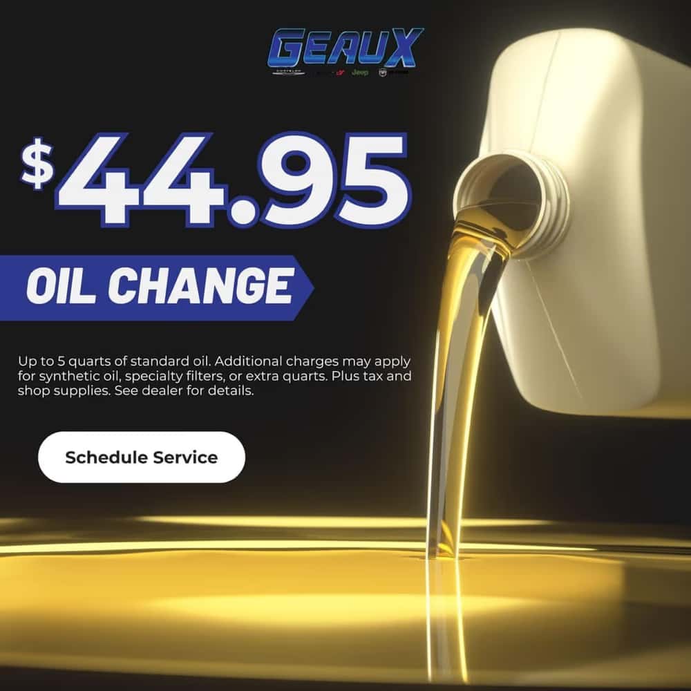 44.95 oil change