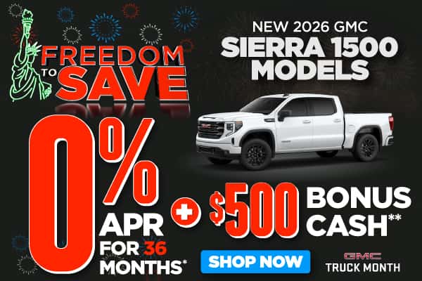 New 2026 GMC Sierra 1500 Models
