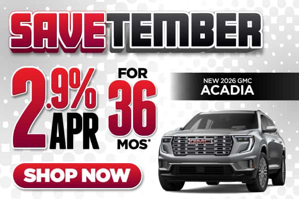 New 2026 GMC Acadia 