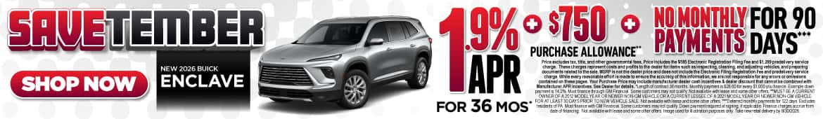 New 2026 Buick Enclave 