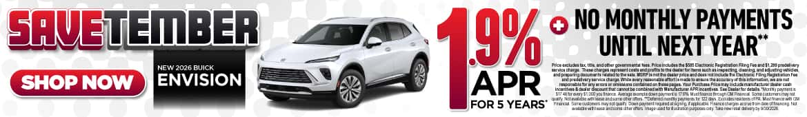 New 2026 Buick Envision 