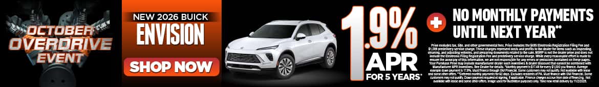 New 2026 Buick Envision 