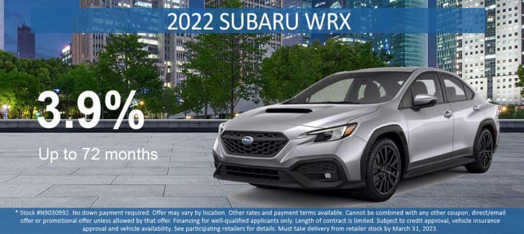 SPECIAL NEW 2022 Subaru WRX
