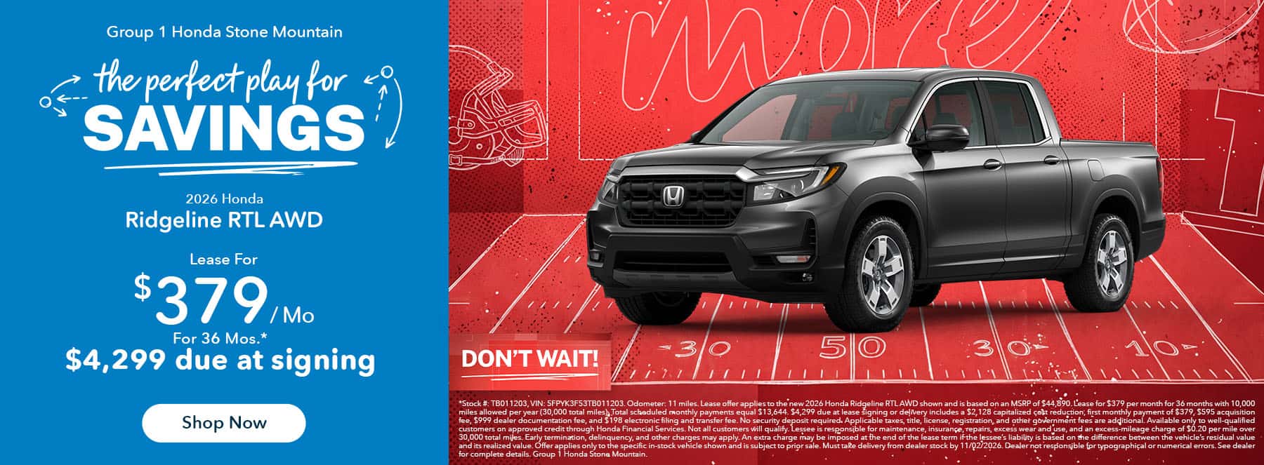 Ridgeline RTL