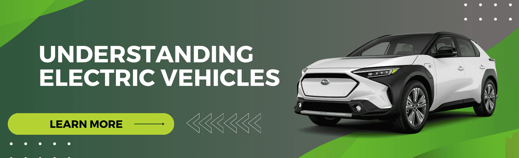 Subaru Electric Vehicles Banner &#8211; Desktop