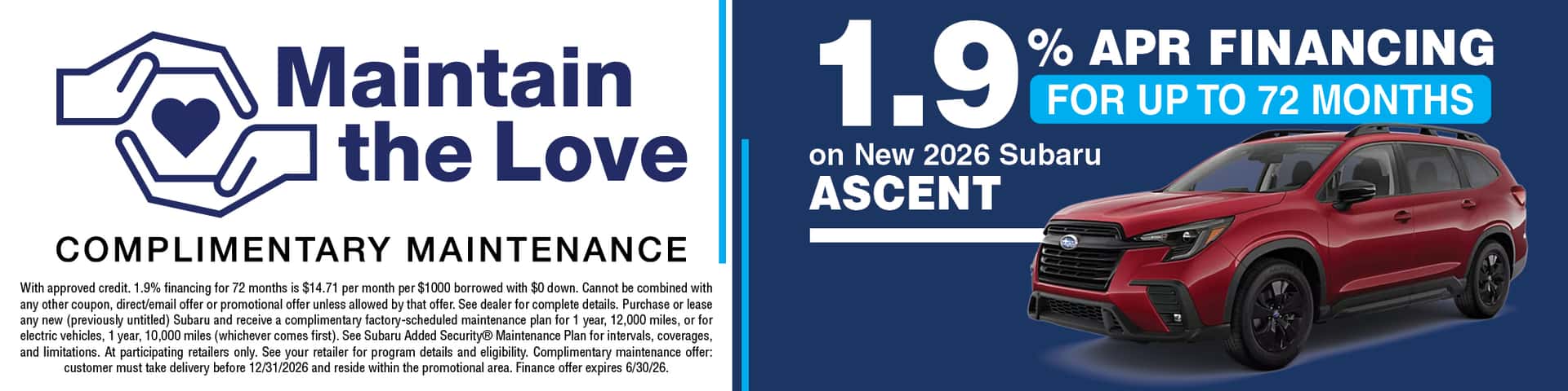 Ascent Offer June 2026