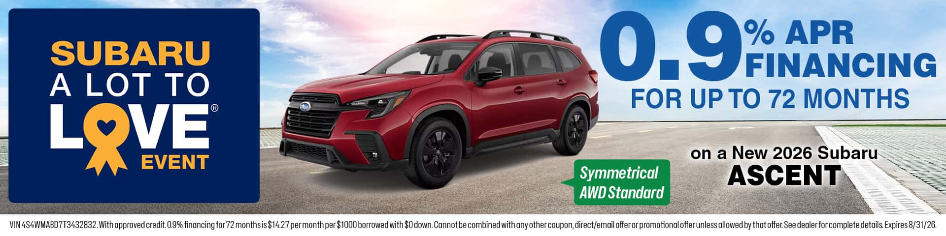 Aug 2026 Ascent Offer