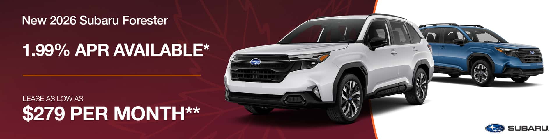 HendrickSubaruHoover_Oct26_ZG_2000x500_FORESTER