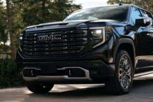 Front grill of a 2025 GMC Sierra