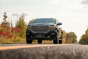 GMC Sierra on road