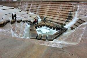 Fort Worth Water Gardens by Nicolas Henderson is licensed with CC BY 2.0