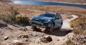 Subaru Outback in the desert