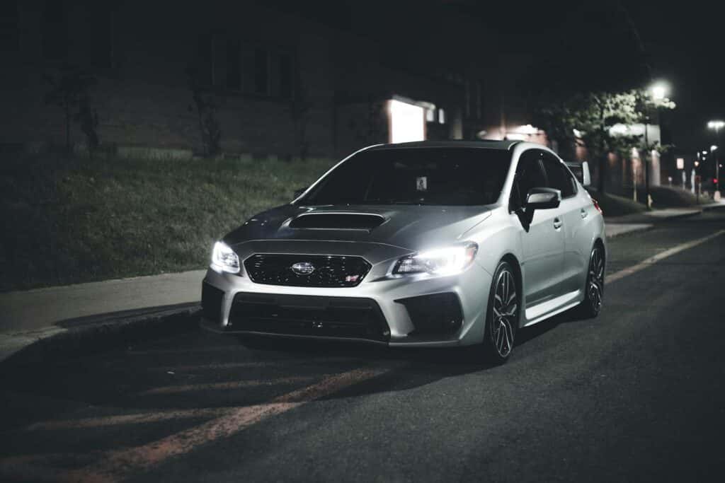 Silver Subaru
