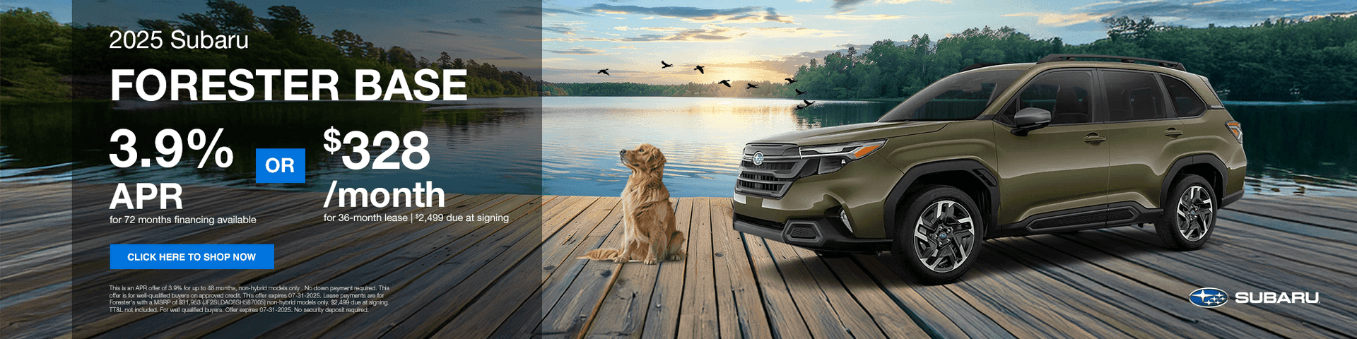 2025 Forester Subtext: 3.9% Financing Available