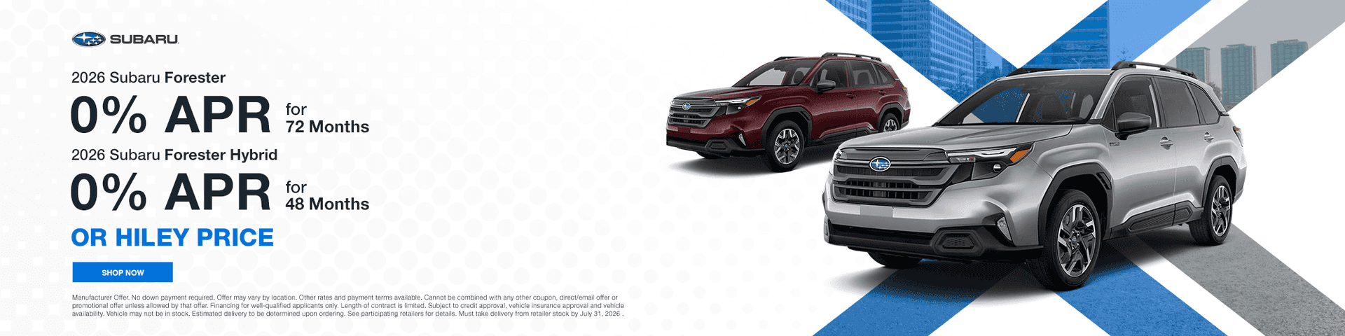 Forester and Forester Hybrid