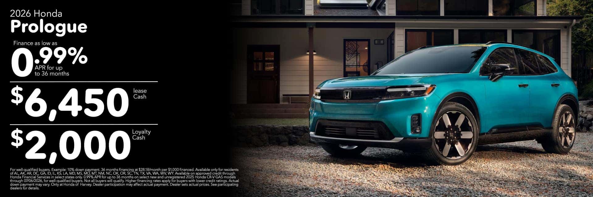 honda of harvey prologue car
