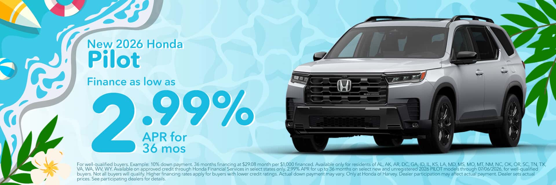 honda of harvey Louisiana pilot