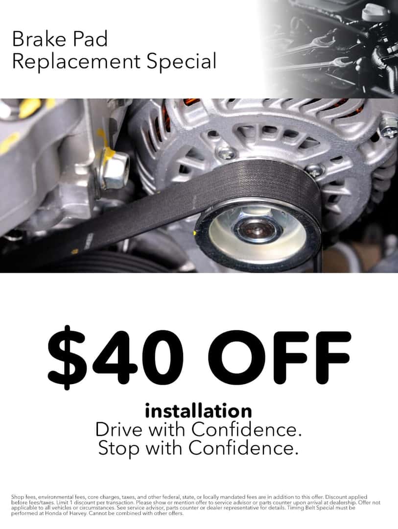 honda of harvey service and parts specials