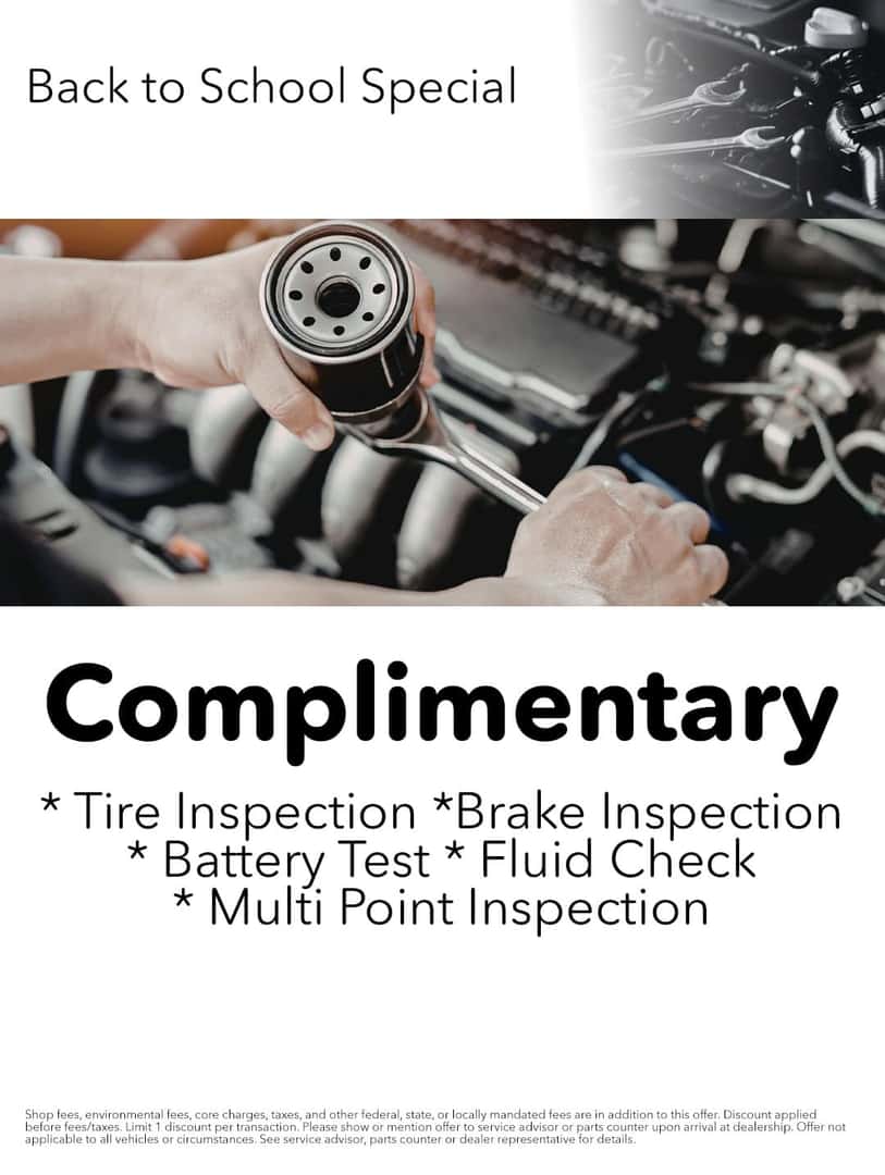 honda of harvey service and parts specials