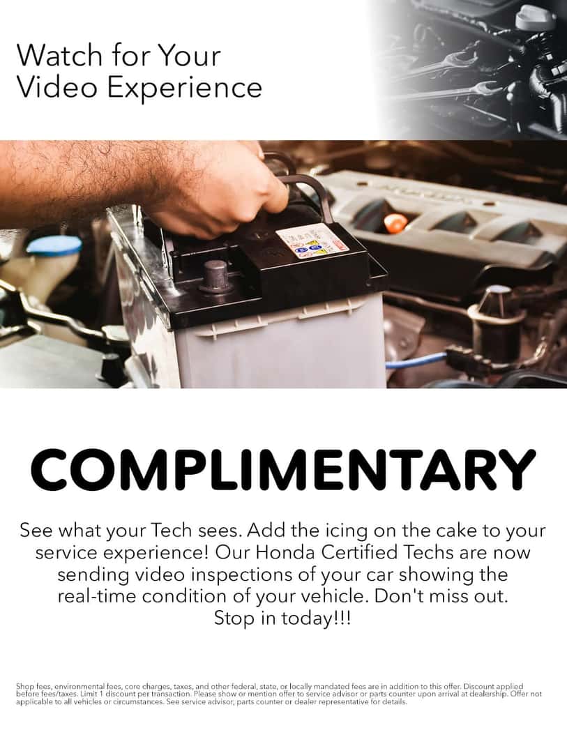 honda of harvey service and parts specials