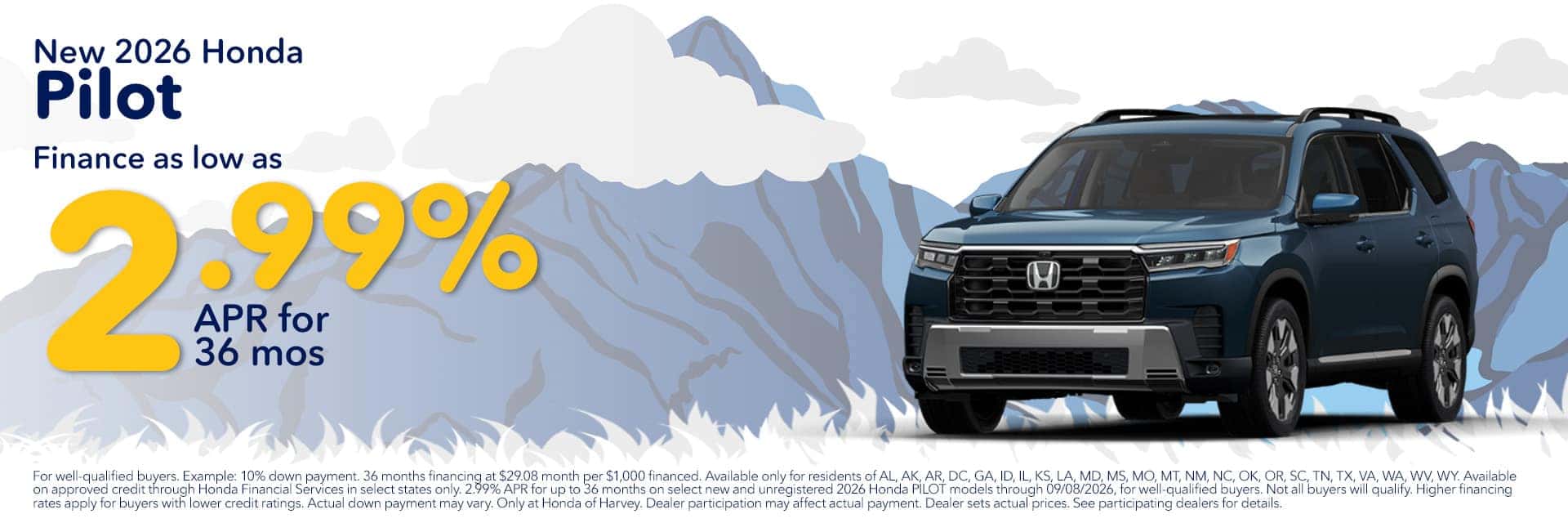 honda of harvey louisiana pilot