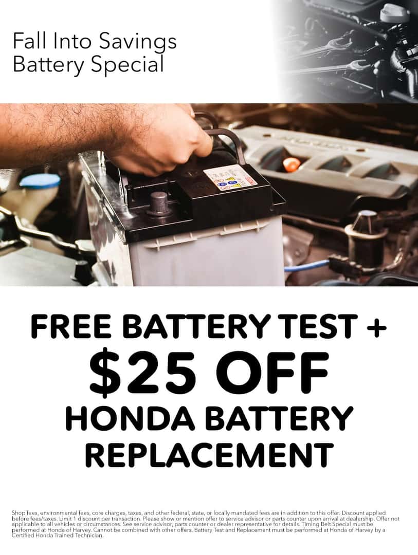 battery special honda of harvey louisiana service and parts fall specials