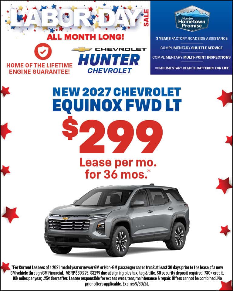 Lease $299 2027 Equinox