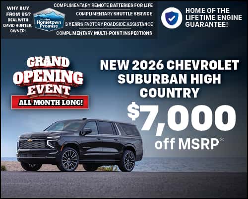 2026 CHEVROLET SUBURBAN HIGH COUNTRY