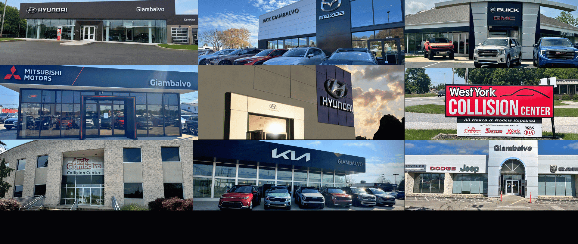 Jack Giambalvo dealership building exterior in York, PA