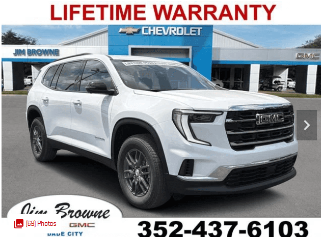 2026 GMC ACADIA ELEVATION FWD SUV C630302T