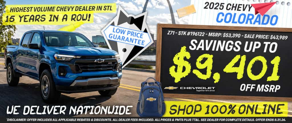 2025 Chevy Colorado - Savings Up To $9,401 Off MSRP