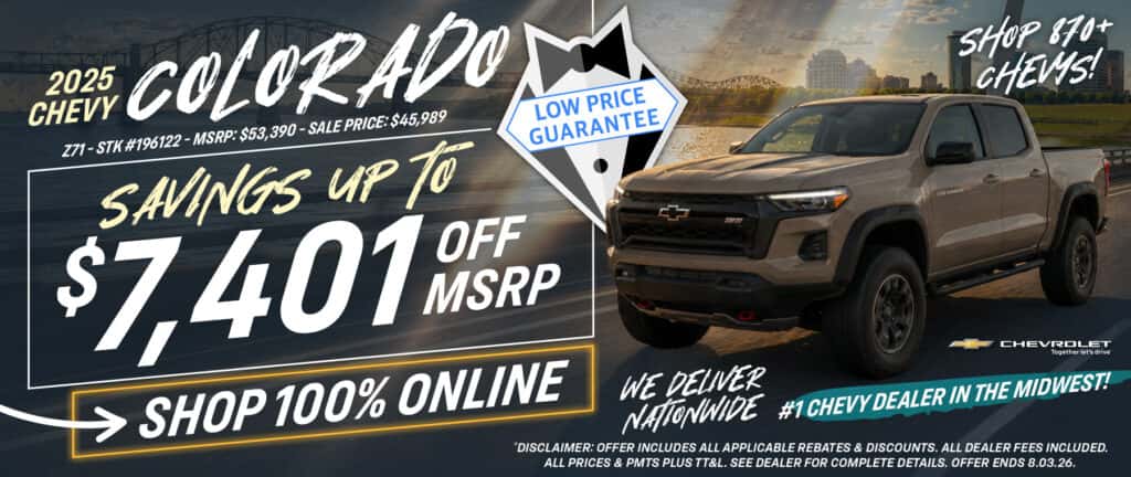 2025 Chevy Colorado - Savings Up To $7,401 Off MSRP