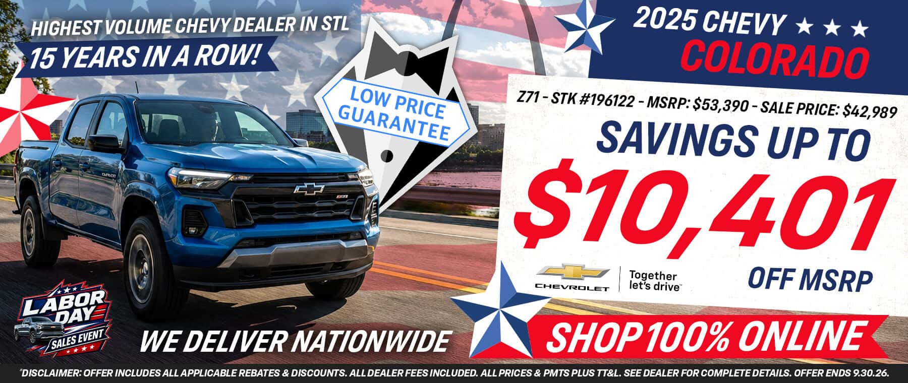2025 Chevy Colorado - Savings up to $10,401 Off MSRP